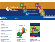 Tablet Screenshot of editoramediacao.com.br